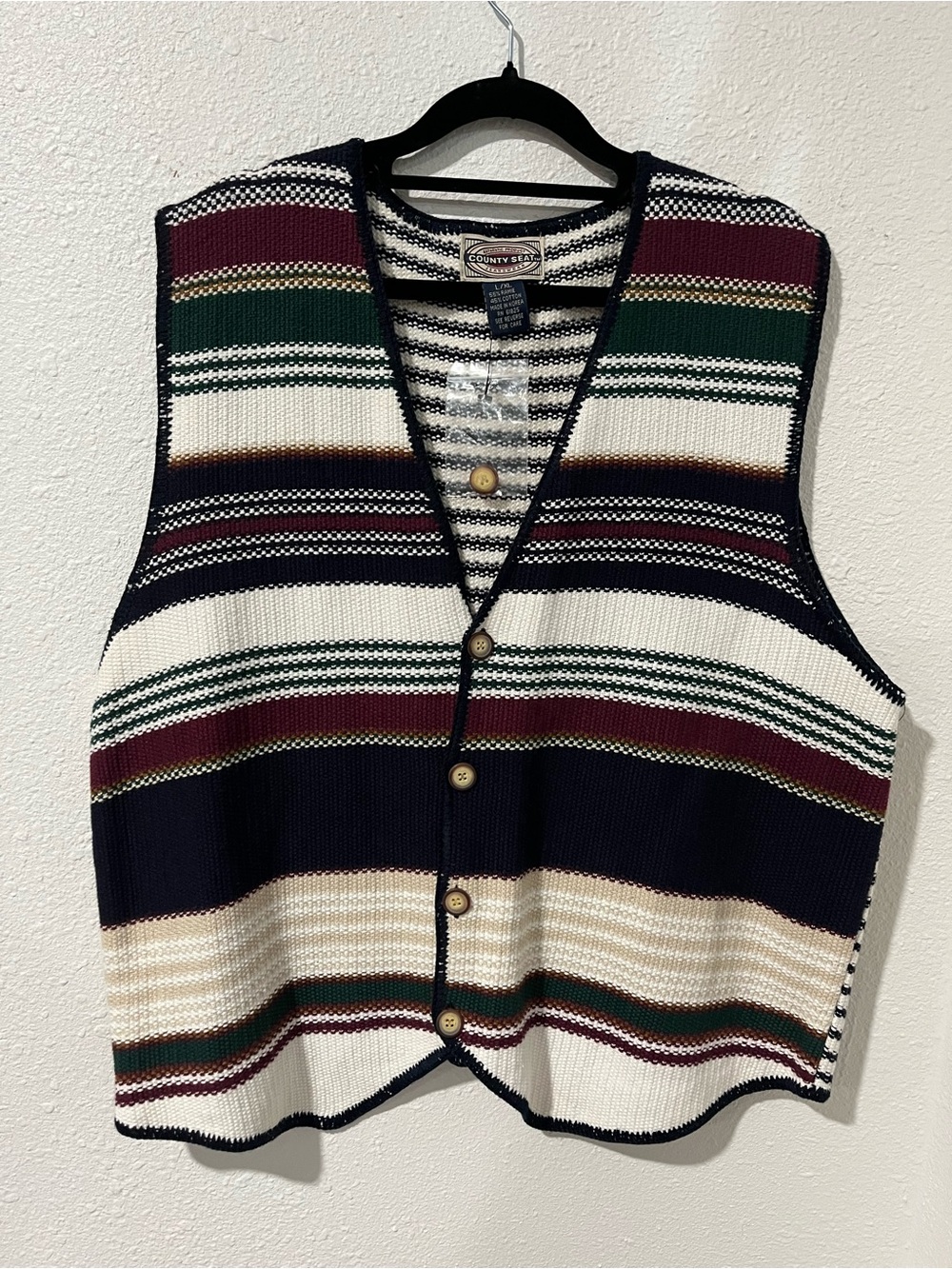 Countryseat Knit Sweater Vest Size Large/XL